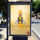 Illustration for article titled Bizarre Lego mash-up would make awesome posters